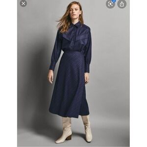 Elegant Navy Blue Dress